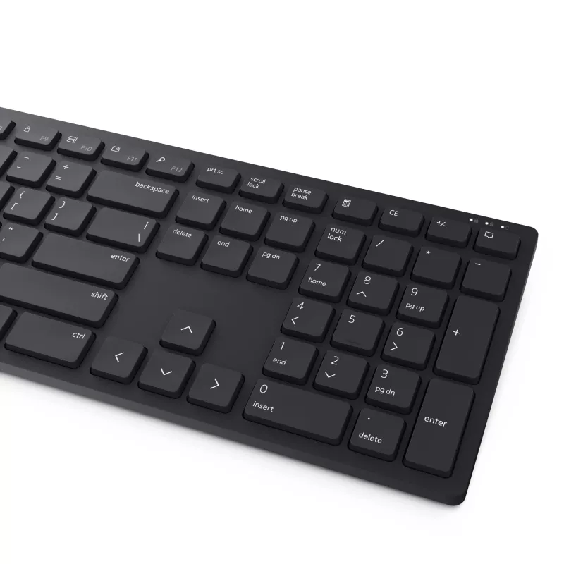 DELL Pro klaviatuur ja hiir - KM5221W - Pan-Nordic (QWERTY) - Must