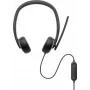DELL Pro Wired Headset - WH3024, juhtmega, kõned/muusika, 20 - 20000 Hz, 110 g, peakomplekt, must