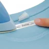 DYMO LetraTag triigitavad riidesildid | Originaal | 12 mm x 2 m rull | Must trükk valgel | Triigitavad riidesildid ideaalsed vormiriietusele/lasteriietele | LetraTag printeritele