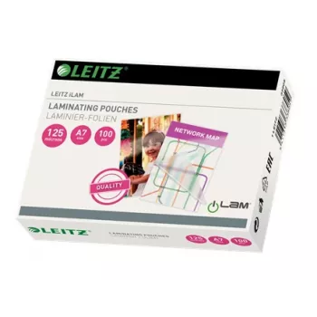 Leitz iLAM Glossy A7 laminaatimistaskud, 125 mikronit, pakis 100 tk