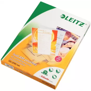 Leitz iLAM Premium Glossy A4 lamineerimistaskud, 125 mikronit, pakis 100 tk