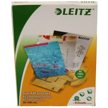Leitz iLAM Premium Glossy A5 lamineerimiskiled, 80 mikronit, pakk 100 tk