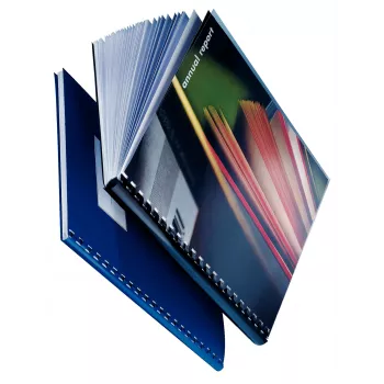 Leitz Spines plastik 6 mm comBIND, must, 25 lehte, plastik, A4, 6 mm, 6 mm