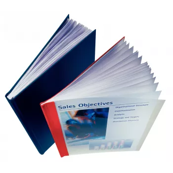 Leitz Binding Covers Thermal Linen 3 mm, A4, papp, läbipaistev, valge, 30 lehte, 240 g/m², 80 g/m²