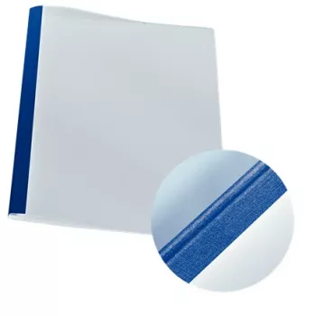 Leitz köitmiskaaned Thermal Linen 1,5 mm, A4, papp, sinine, läbipaistev, 80 g/m², 4 mm, 215 mm