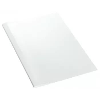 Leitz köitmiskaaned Thermal Standard 1,5 mm, A4, papp, PVC, läbipaistev, valge, 15 lehte, 240 g/m², 80 g/m²