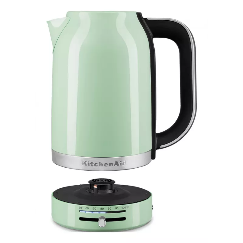 KitchenAid 5KEK1701EPT veekeetja 1,7 L 2400 W must, roheline, roostevaba teras
