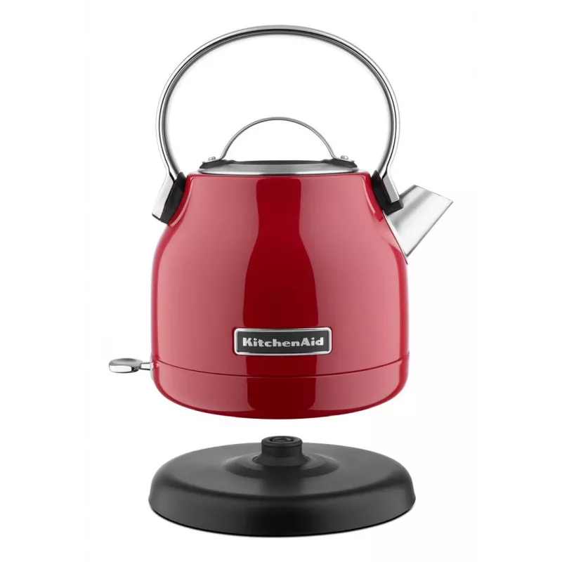 KitchenAid 5KEK1222EER elektriline veekeetja 1,25 L 2200 W Must, Punane, Roostevaba teras