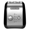 KitchenAid 5KMT221EOB 7 2 slice(s) 1100 W Must, Roostevaba teras