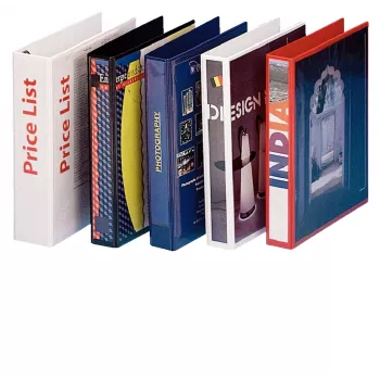 Esselte Panorama Binder FSC® A4 4DR/25 mm, A4, D-ring, Plastik, Valge, 240 lehte, 2,5 cm