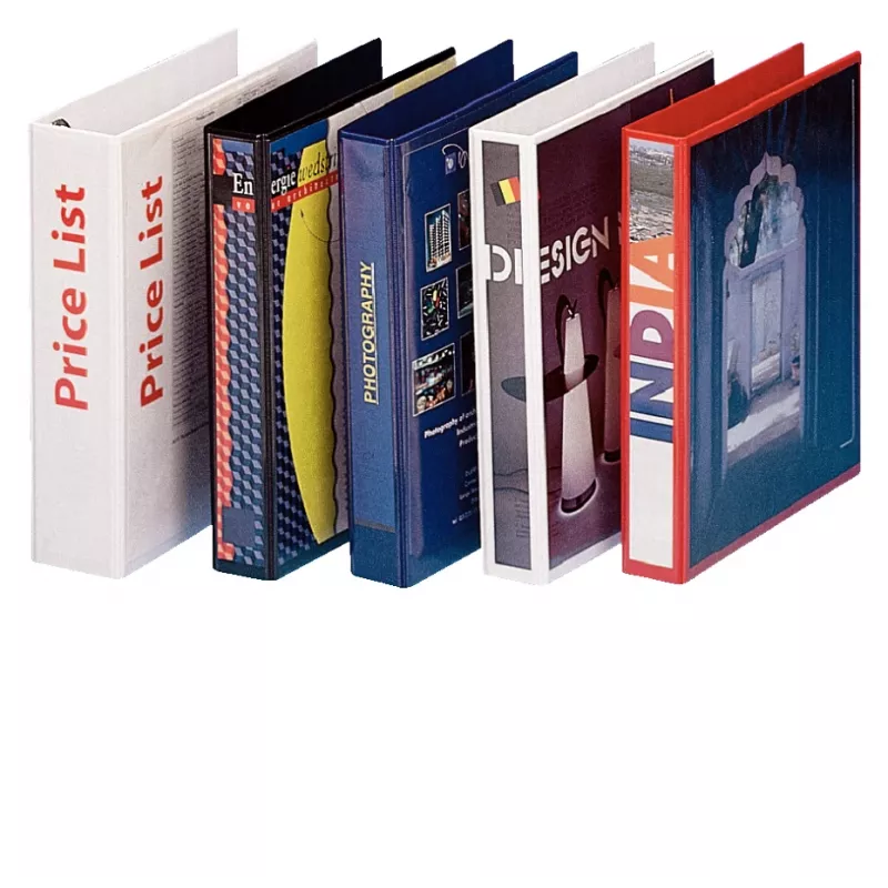 Esselte Panorama Binder FSC® A4 4DR/25 mm, A4, D-ring, Plastik, Valge, 240 lehte, 2,5 cm