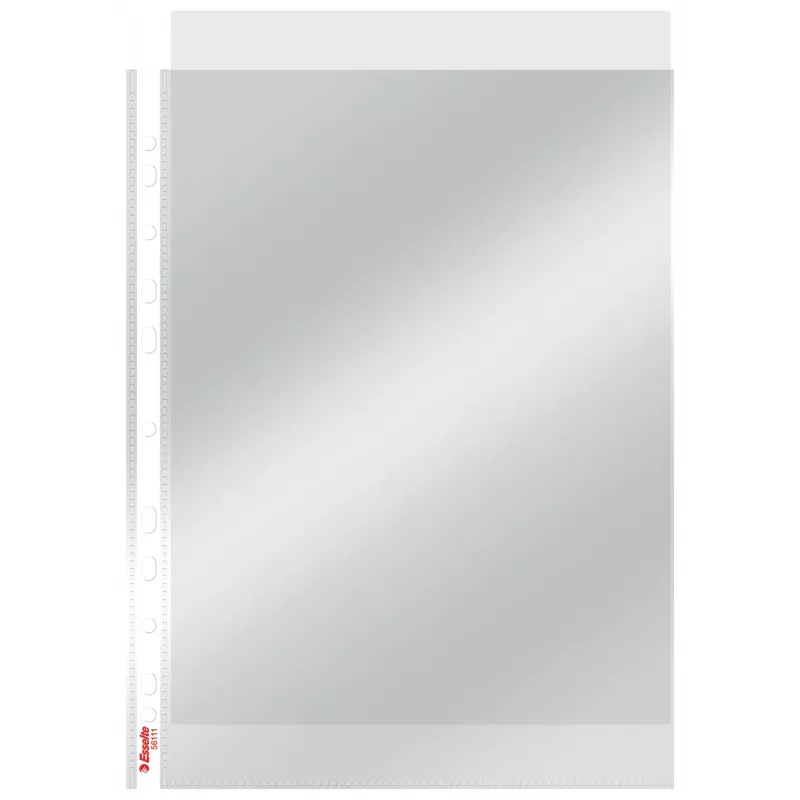 Esselte Pocket 75my A4, 210 x 297 mm (A4), läbipaistev, polüpropüleen (PP), portree, ülevalt avanev, 0,075 mm