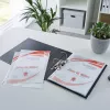 Esselte Premium tasku A4 avatud ülevalt ja vasakult, 30% tarbimiseelset taaskasutatud plasti