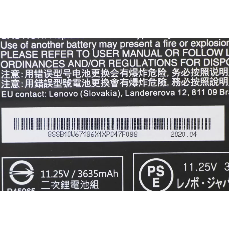 Lenovo 5B10W67369 sülearvuti varuosa Aku