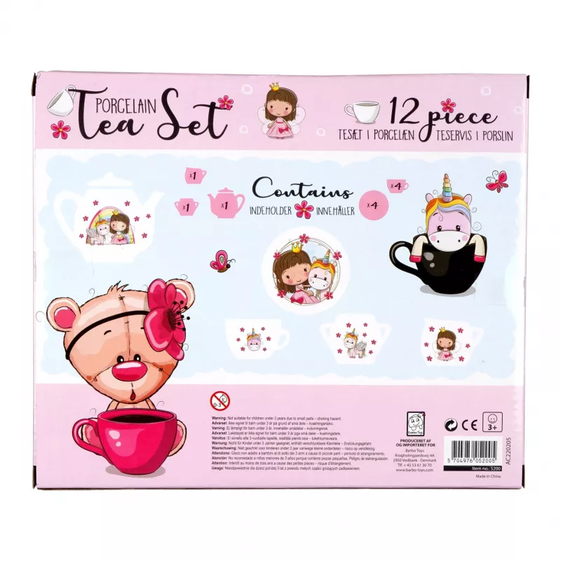 Barbo Toys Lillie & Ellie, Mängunõude komplekt, 3 a, Roosa