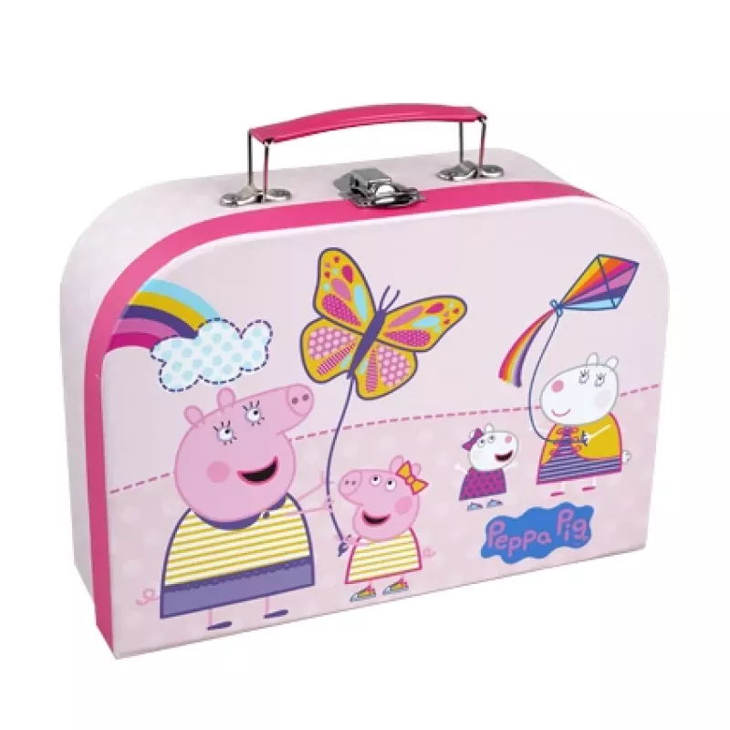 Barbo Toys Peppa Pig Kohvrid 3 tk komplekt assortii Mitmevärviline Poiss/Tüdruk Silindrikujuline kott
