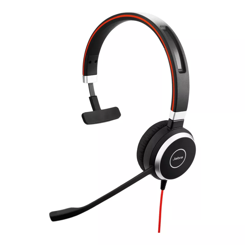 Jabra Evolve 40 MS, Mono, USB-C, juhtmega, kontor/kõnekeskus, 20 - 20000 Hz, 142,5 g, peakomplekt, must