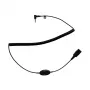 Jabra QD kuni 3,5 mm Push-to-Talk jaoks, kaabel, must