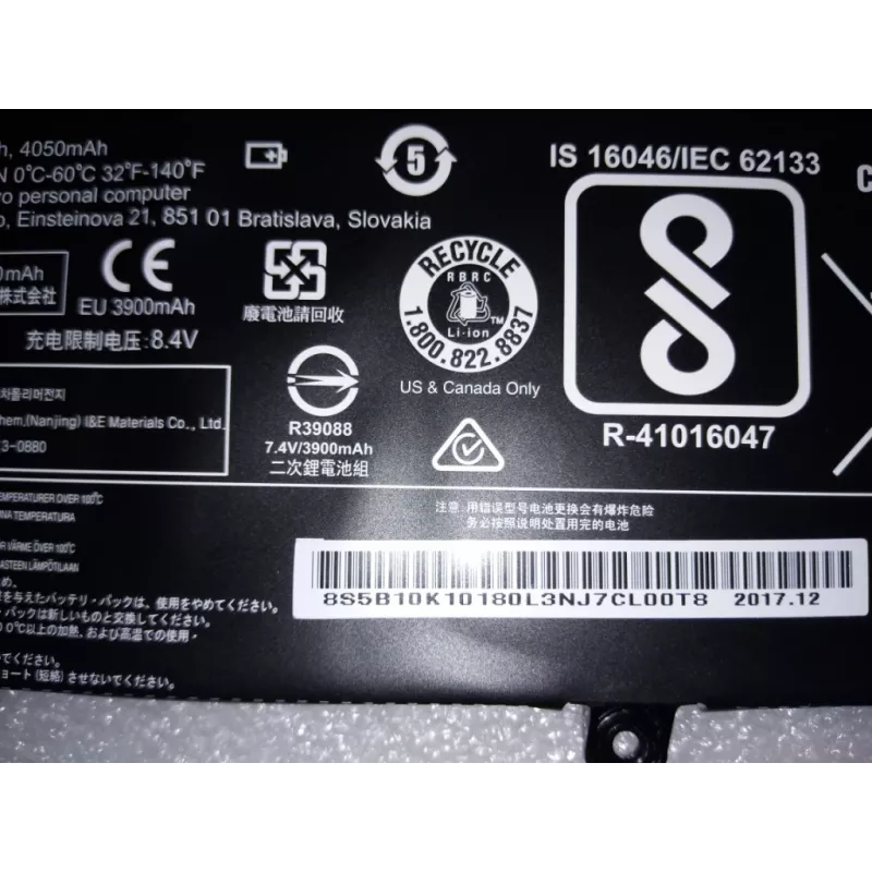Lenovo 5B10K10180 sülearvuti varuosa Aku