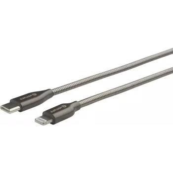 eSTUFF ES602160 lightning-kaabel 1 m roostevaba teras