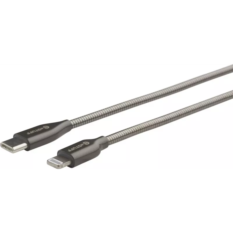 eSTUFF ES602160 lightning-kaabel 1 m roostevaba teras