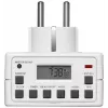 Nutipistik MicroConnect GRUTIMER3 — sisene taimerlüliti LCD-ga, 110×81×78 mm, valge