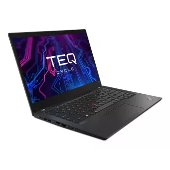 Teqcycle Lenovo Thinkpad T14s G2 AMD AMD Ryzen™ 7 PRO PRO 5850U sülearvuti 35,6 cm (14-tolline) Full HD 16 GB DDR4-SDRAM 512 GB SSD Wi-Fi 6 (802.11ax) Windows 11 Pro saksa must