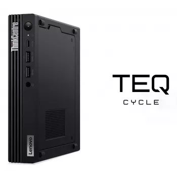 Teqcycle Lenovo ThinkCentre M80q Intel® Core™ i5 i5-10500T 16 GB DDR4-SDRAM 256 GB SSD Windows 11 Pro miniarvuti Must