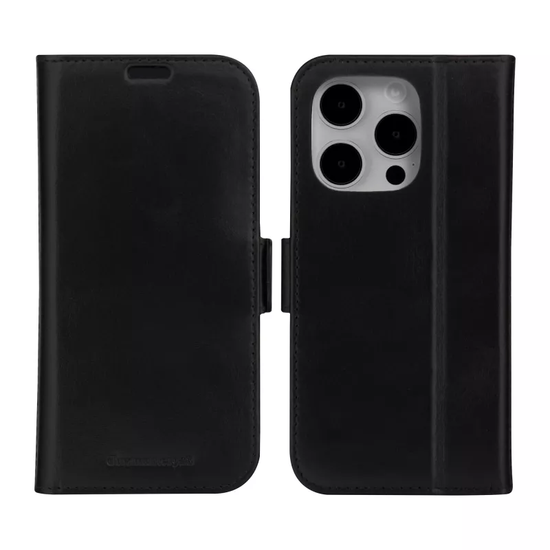 Folio Case dbramante1928 iPhone 15 Pro Max Must 3 kaarditaskuga