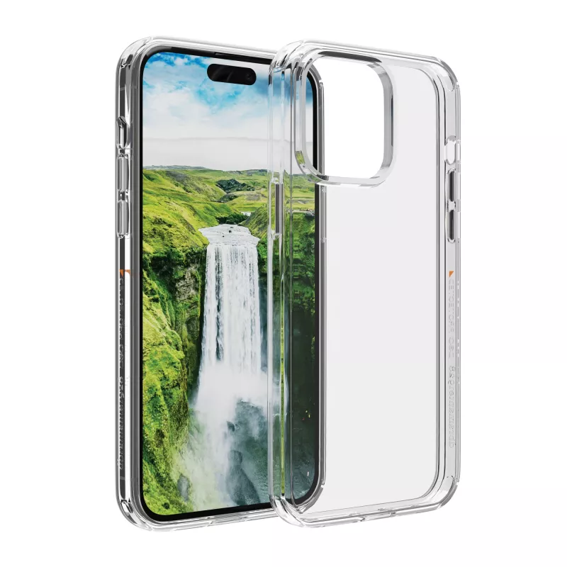 Kaitseümbris dbramante1928 Iceland Ultra D3O iPhone 15 Pro jaoks – läbipaistev, selge kest