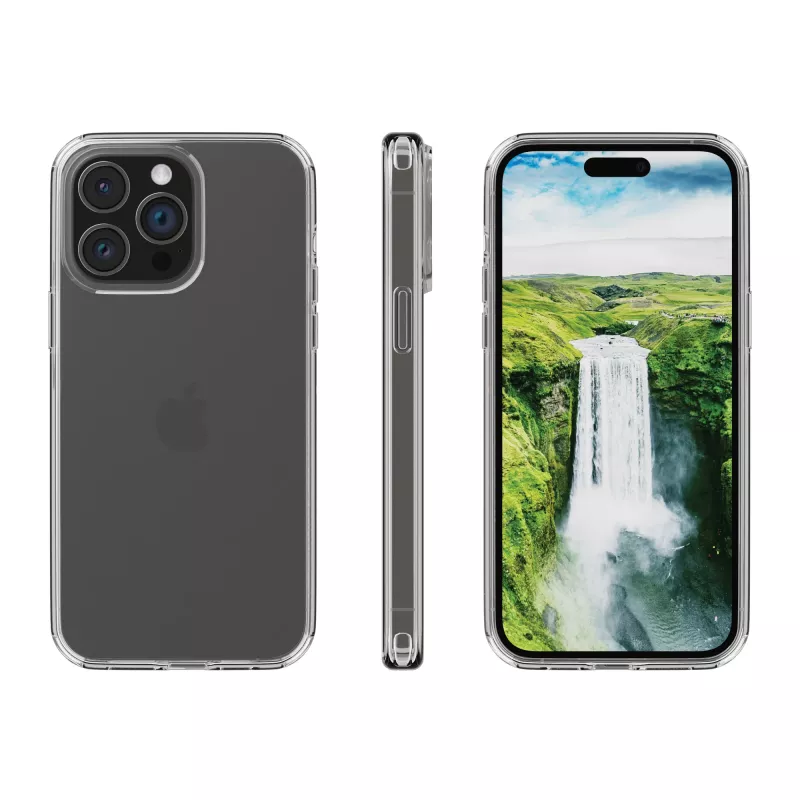 Kaitseümbris dbramante1928 Iceland Ultra D3O iPhone 15 Pro jaoks – läbipaistev, selge kest