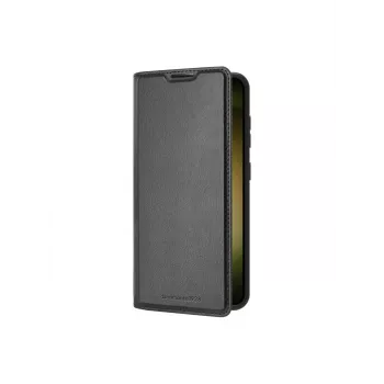 Telefoniümbris dbramante1928 Bergen Samsung Galaxy S24 jaoks, nahk ja taaskasutatud plast, sobib 6,2-tollisele ekraanile, must
