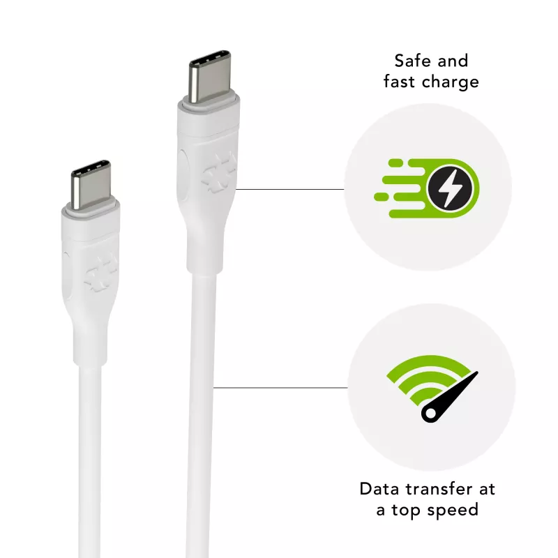 USB-C–USB-C kaabel dbramante1928 Bulk kaabel 1,2 m, 0,48 Gbit/s, valge