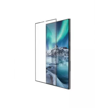 dbramante1928 eco-shield - Galaxy S24 Ultra - must serv, Samsung, Galaxy S24 Ultra, kriimustuskindel, läbipaistev, 1 tk kaitsekomplekt