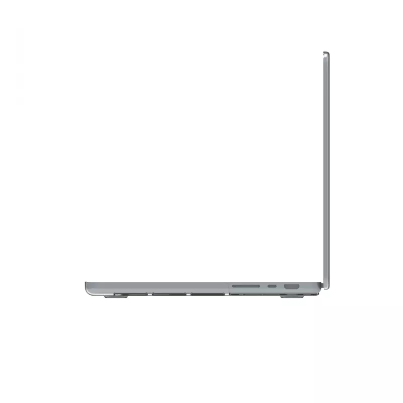 Katteümbris 14-tollisele MacBook Prole, autor d bramante — Islandi mudel, sobib M3/M4/M5, 35,6 cm ekraan, 258 g, läbipaistev