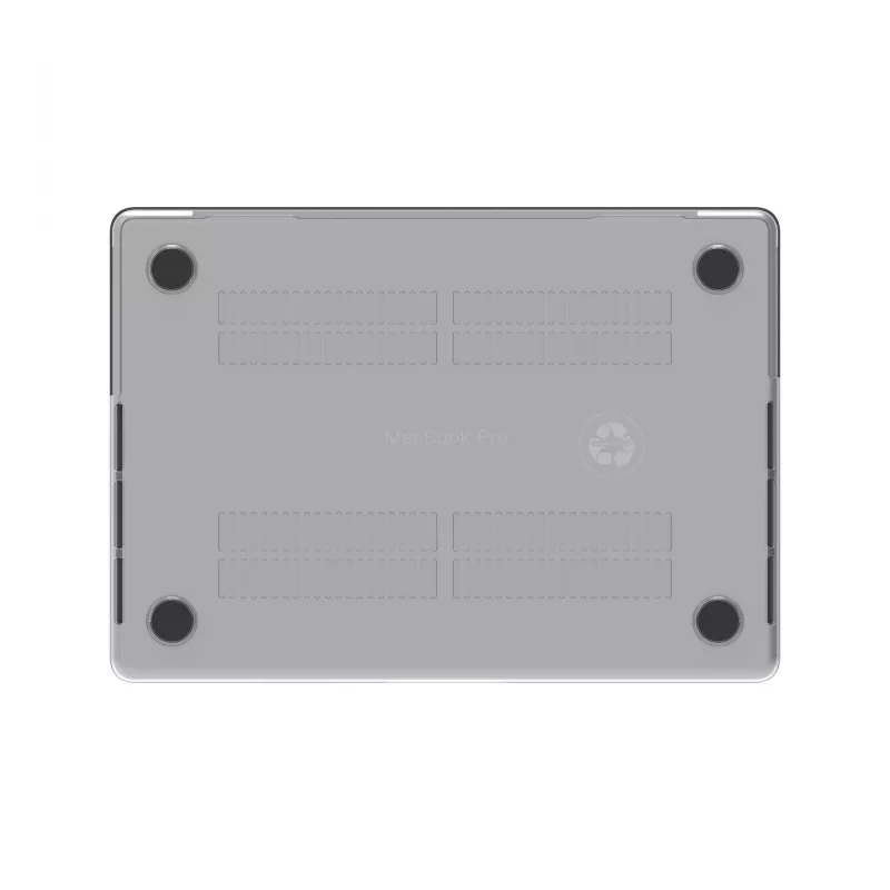 Katteümbris 14-tollisele MacBook Prole, autor d bramante — Islandi mudel, sobib M3/M4/M5, 35,6 cm ekraan, 258 g, läbipaistev