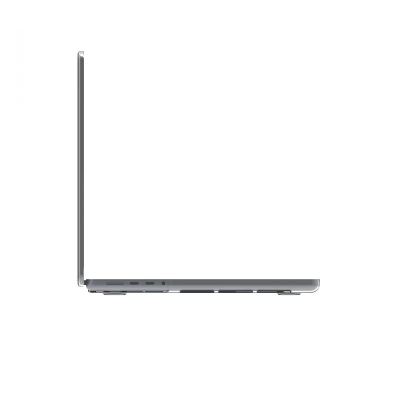 Katteümbris 14-tollisele MacBook Prole, autor d bramante — Islandi mudel, sobib M3/M4/M5, 35,6 cm ekraan, 258 g, läbipaistev