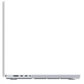 Ümbris MacBook Pro 16-tollisele (M4 2024 / M3 2023), d bramante — Iceland Clear, sobib 40,6 cm ekraanile, 348 g