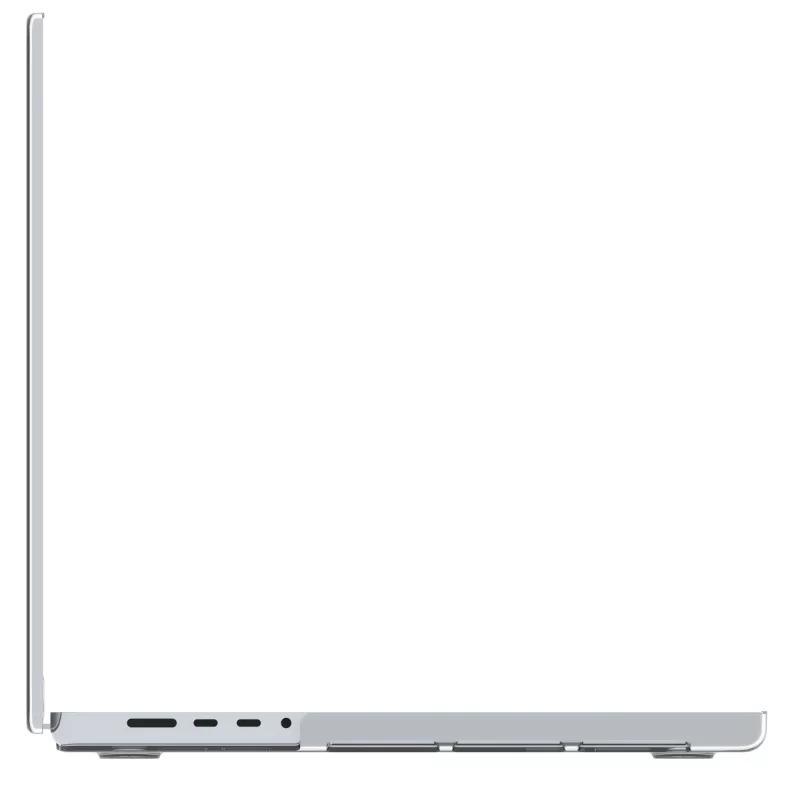Ümbris MacBook Pro 16-tollisele (M4 2024 / M3 2023), d bramante — Iceland Clear, sobib 40,6 cm ekraanile, 348 g