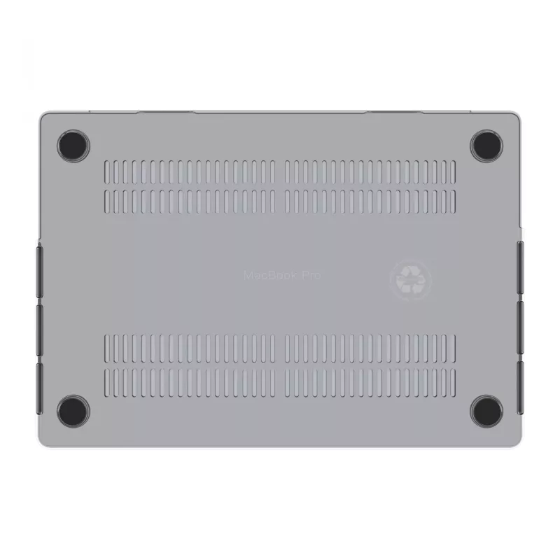 Ümbris MacBook Pro 16-tollisele (M4 2024 / M3 2023), d bramante — Iceland Clear, sobib 40,6 cm ekraanile, 348 g