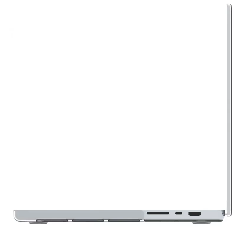 Ümbris MacBook Pro 16-tollisele (M4 2024 / M3 2023), d bramante — Iceland Clear, sobib 40,6 cm ekraanile, 348 g