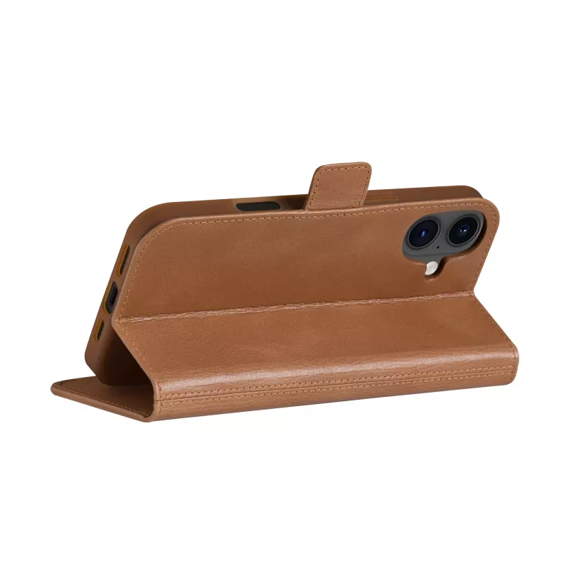 dbramante1928 Copenhagen - iPhone 16 Plus - Tan, Folio, Apple, iPhone 16 Plus, 17 cm (6.7 inch), Tan