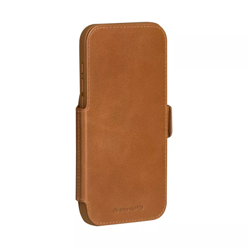Rahakotikorp dbramante1928 Copenhagen iPhone 17 Pro Max jaoks — Pruun, 3 kaardipesa, lauaalus