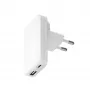 d bramante dbramante1928 Pro EU/US õhuke laadija — USB-C 20 W + USB-A 18 W, valge, sisetingimustes, AC