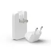 d bramante dbramante1928 Pro EU/US õhuke laadija — USB-C 20 W + USB-A 18 W, valge, sisetingimustes, AC