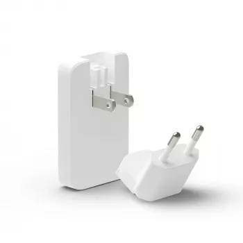 d bramante dbramante1928 Pro EU/US õhuke laadija — USB-C 20 W + USB-A 18 W, valge, sisetingimustes, AC