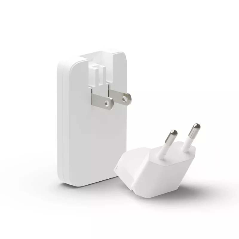d bramante dbramante1928 Pro EU/US õhuke laadija — USB-C 20 W + USB-A 18 W, valge, sisetingimustes, AC