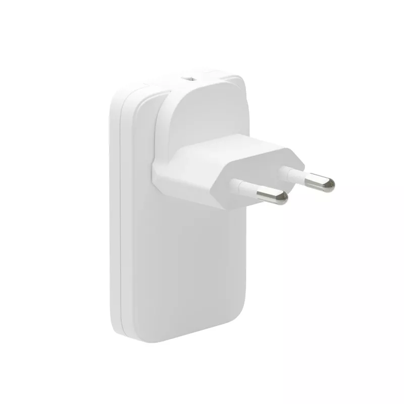 d bramante dbramante1928 Pro EU/US õhuke laadija — USB-C 20 W + USB-A 18 W, valge, sisetingimustes, AC