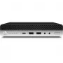 T1A HP EliteDesk 800 G4 Taastatud Intel® Core™ i5 i5-8500T 8 GB DDR4-SDRAM 256 GB SSD Windows 11 Pro Mini-arvuti Must, Hõbedane