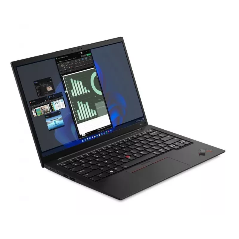 T1A Lenovo ThinkPad X1 Carbon Gen 10 Renoveeritud Intel® Core™ i7 i7-1265U sülearvuti 35,6 cm (14 tolli) 16 GB LPDDR5-SDRAM 1 TB SSD Windows 11 Pro Must
